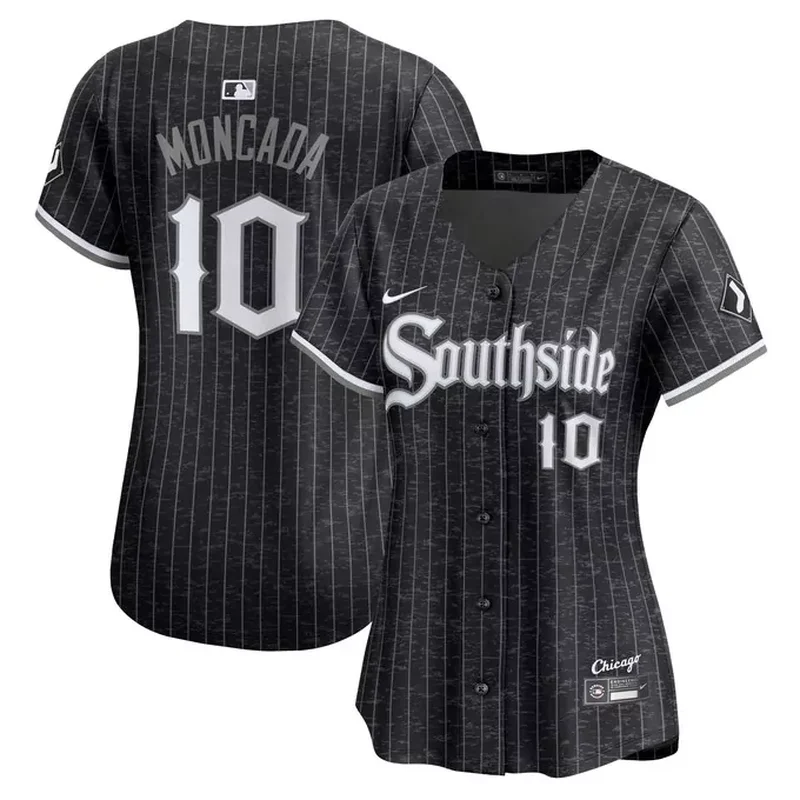 Luis Robert Jr Chicago White Sox Alternate Player Jersey Black - Image 3