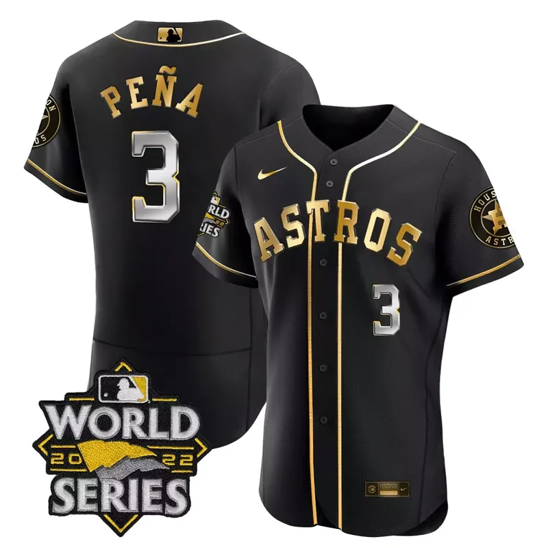 Yordan lvarez Houston Astros Cool Base Space City Jersey All Stitched - Image 3