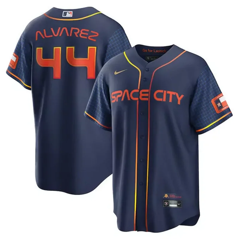 Yordan lvarez Houston Astros Cool Base Space City Jersey All Stitched
