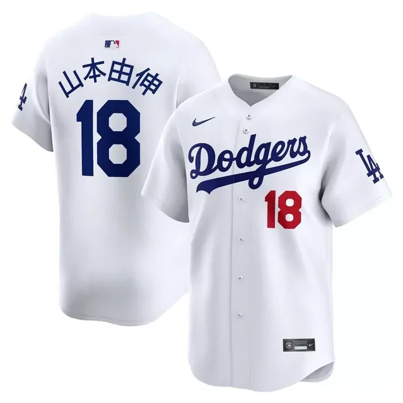 Los Angeles Dodgers Womens Home Jersey White - Image 4