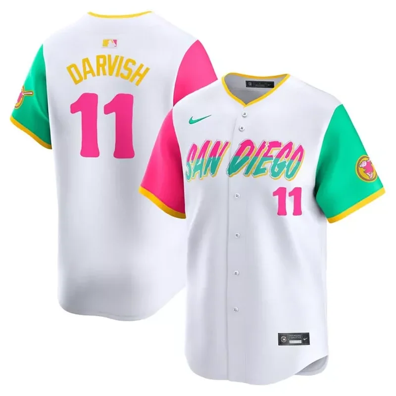 Yu Darvish San Diego Padres City Connect Player Jersey White
