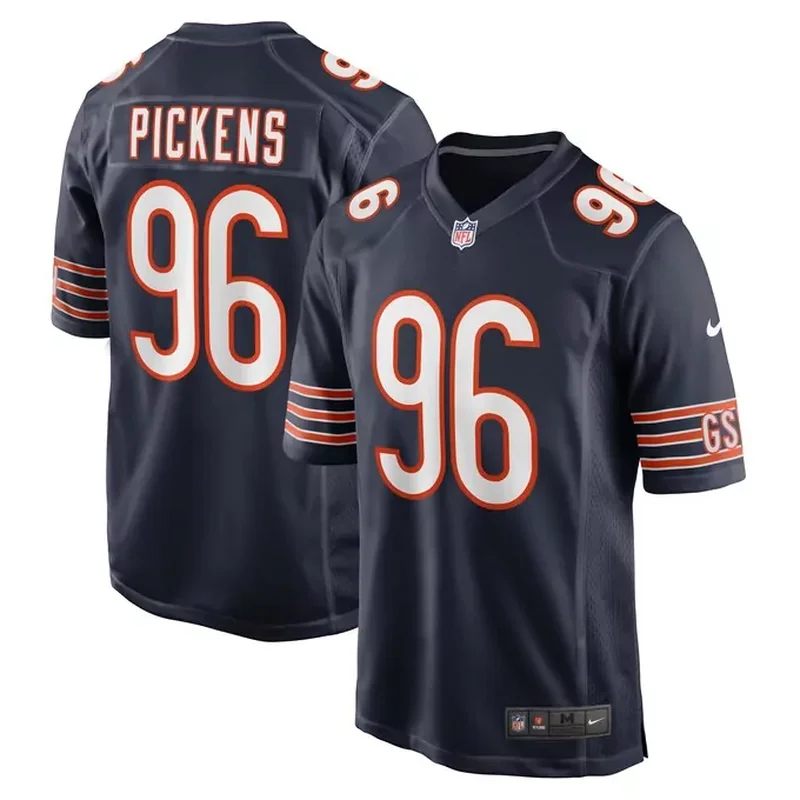 Joejuan Williams Chicago Bears Game Jersey Navy - Image 4