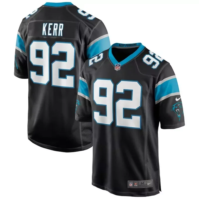 DeShawn Williams Carolina Panthers Game Player Jersey Black - Image 2