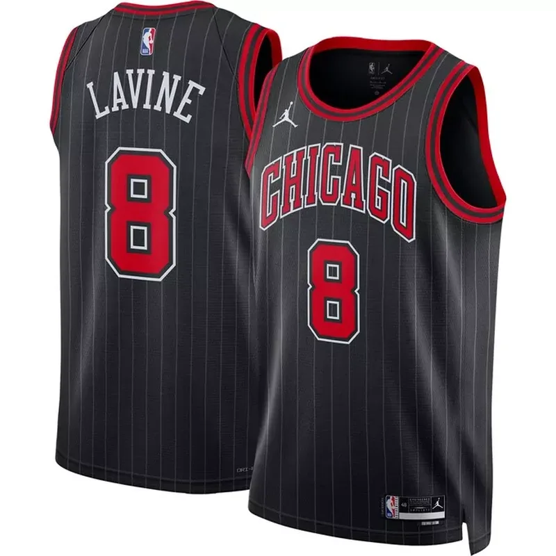 Scottie Pippen Chicago Bulls Classics 1997/98 Split Jersey Red/Black - Image 2