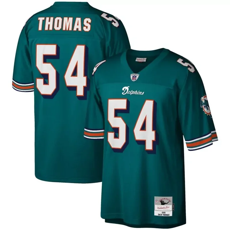 Zach Thomas Miami Dolphins Legacy Jersey Aqua