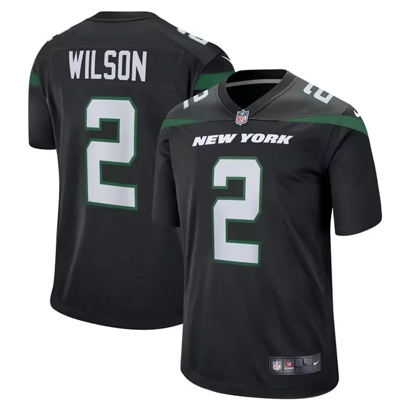 Quinnen Williams New York Jets Alternate Game Jersey Legacy Black - Image 4
