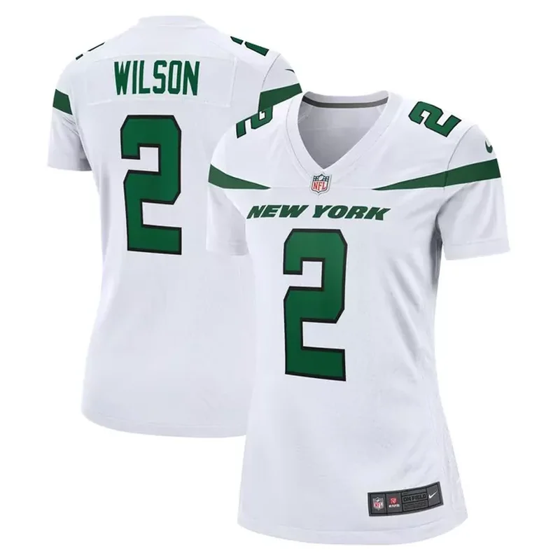 Zach Wilson New York Jets Womens Player Jersey White
