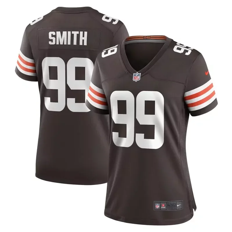 ZaDarius Smith Cleveland Browns Womens Team Game Jersey Brown