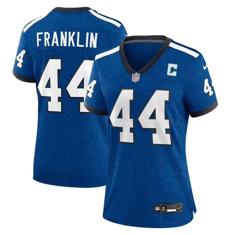 Zaire Franklin Indianapolis Colts Womens Indiana Nights Alternate Game Jersey Royal