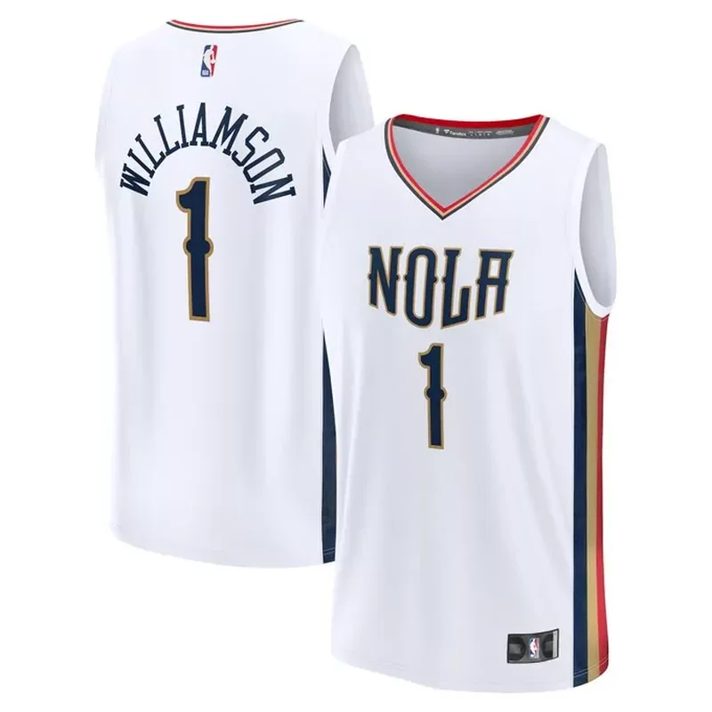Zion Williamson New Orleans Pelicans Fast Break Jersey City Edition White