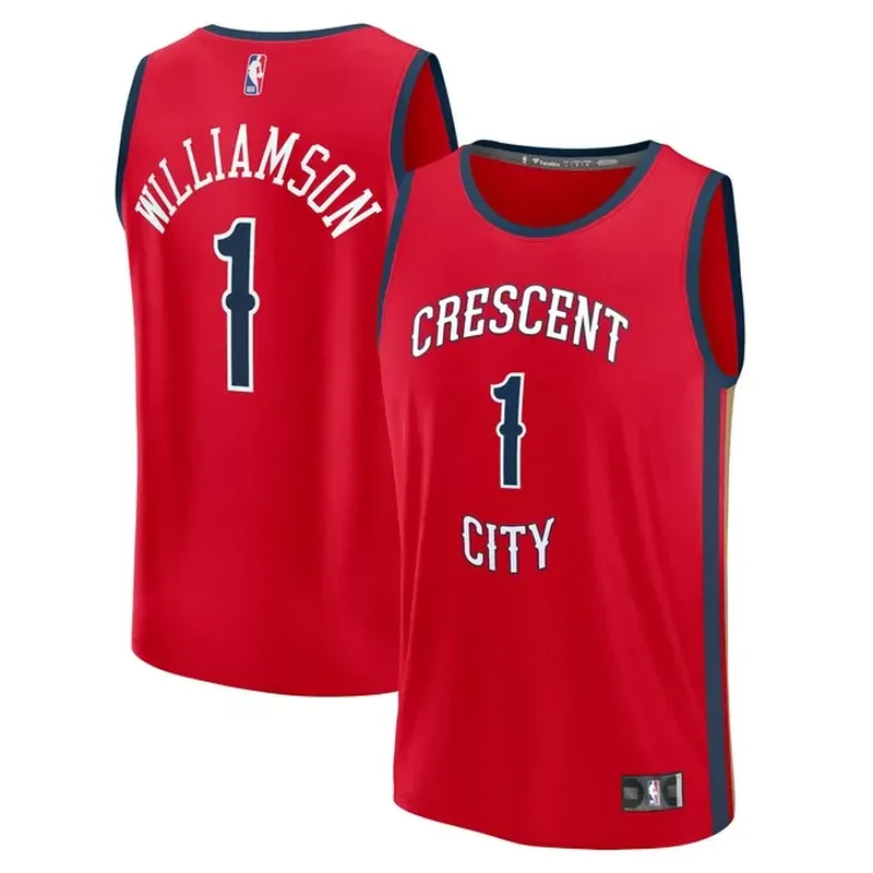 Zion Williamson New Orleans Pelicans Jordan Brand Player Jersey Statement Edition Red - Image 5