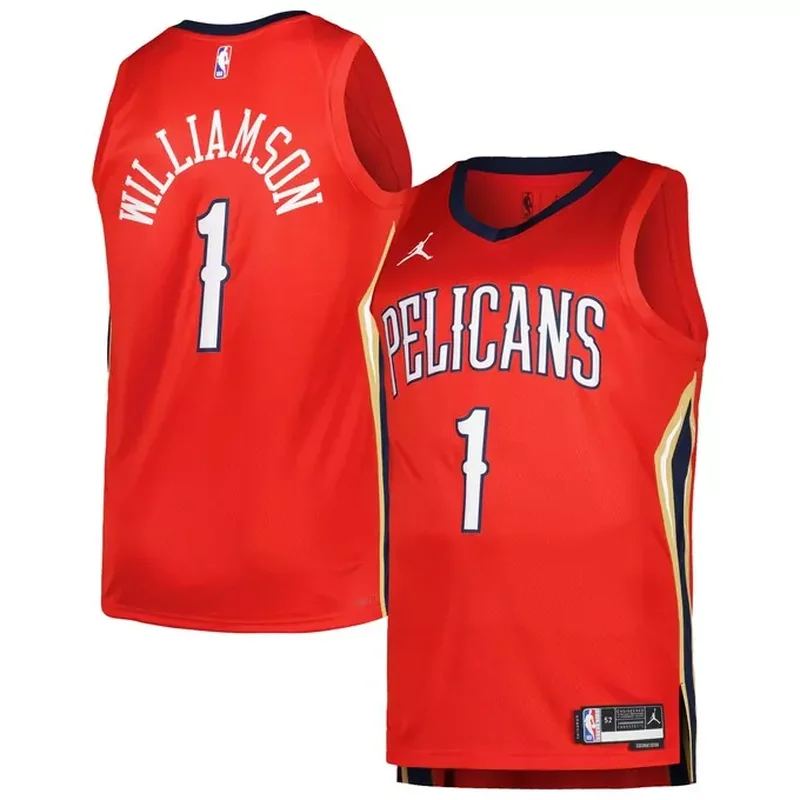 Zion Williamson New Orleans Pelicans Jordan Brand Player Jersey Statement Edition Red