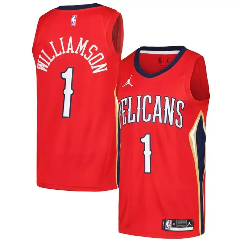 Zion Williamson New Orleans Pelicans Fast Break Jersey City Edition White - Image 5