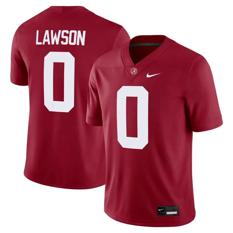 Alabama Crimson Tide Jersey Crimson Custom Football Game Jersey | Size: Up to 5XL | Style: Mens Womens Youth - Image 4