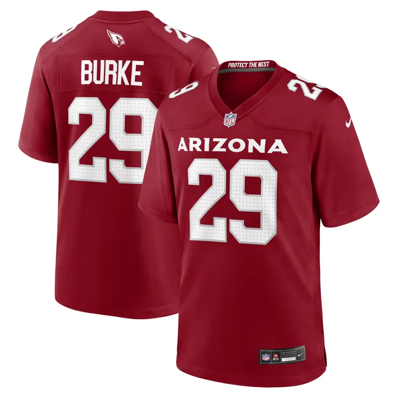 Arizona Cardinals Jersey Denzel Burke Cardinal Team Game | Size: Up to 5XL | Style: Mens Womens Youth - Image 2