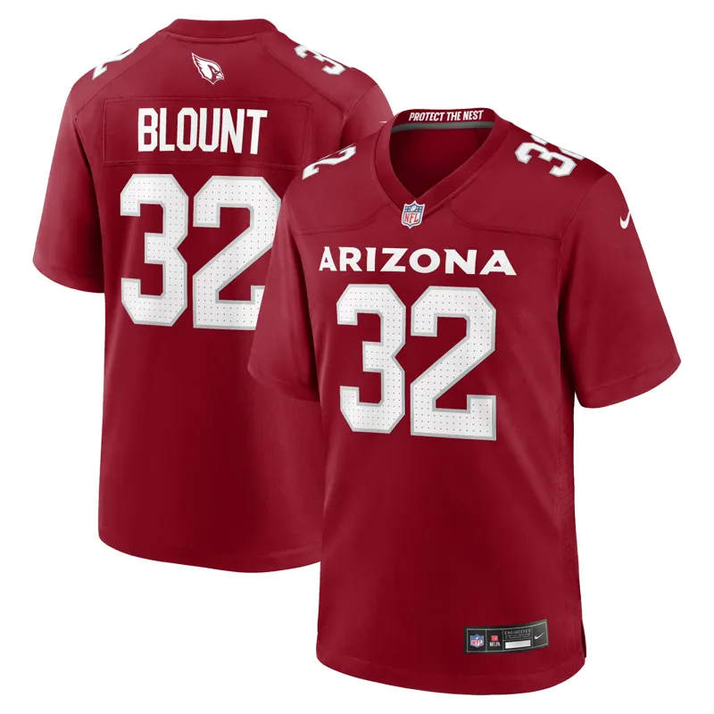 Arizona Cardinals Jersey Joey Blount Cardinal Game | Size: Up to 5XL | Style: Mens Womens Youth