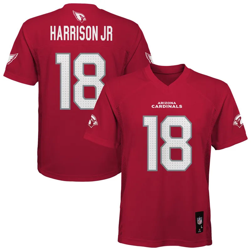 Arizona Cardinals Jersey Marvin Harrison Jr Cardinal Game | Size: Up to 5XL | Style: Mens Womens Youth - Image 2
