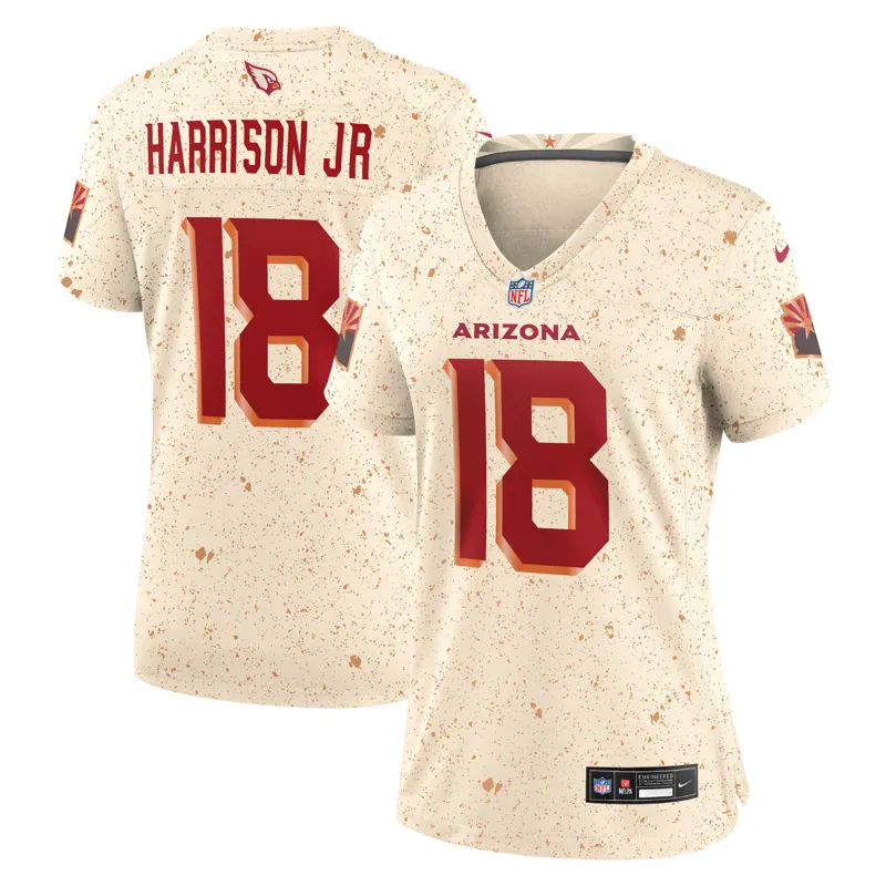 Arizona Cardinals Jersey Marvin Harrison Jr Cardinal Vapor Fuse Stitched | Size: Up to 5XL | Style: Mens Womens Youth - Image 2