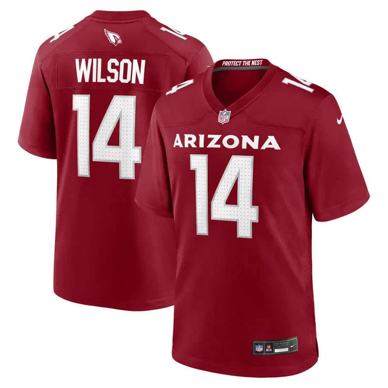 Arizona Cardinals Jersey Michael Wilson Cardinal Team Game | Size: Up to 5XL | Style: Mens Womens Youth - Image 2
