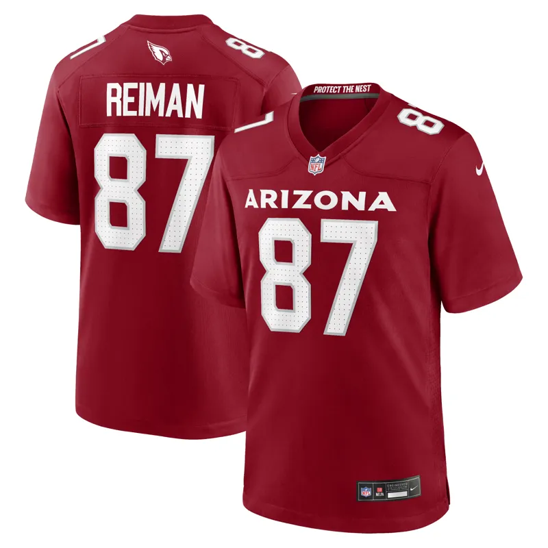 Arizona Cardinals Jersey Tip Reiman Cardinal Team Game | Size: Up to 5XL | Style: Mens Womens Youth