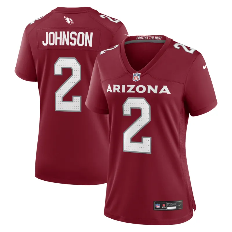 Arizona Cardinals Jersey Will Johnson Cardinal Team Game | Size: Up to 5XL | Style: Mens Womens Youth