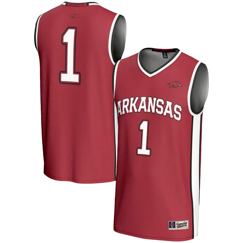 Arkansas Razorbacks Jersey Gameday Greats #1 Cardinal | Size: Up to 5XL | Style: Mens Womens Youth - Image 5