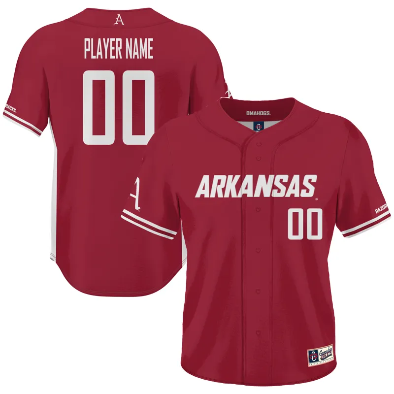 Arkansas Razorbacks Jersey Gameday Greats Cardinal Pick A Player | Size: Up to 5XL | Style: Mens Womens Youth - Image 4