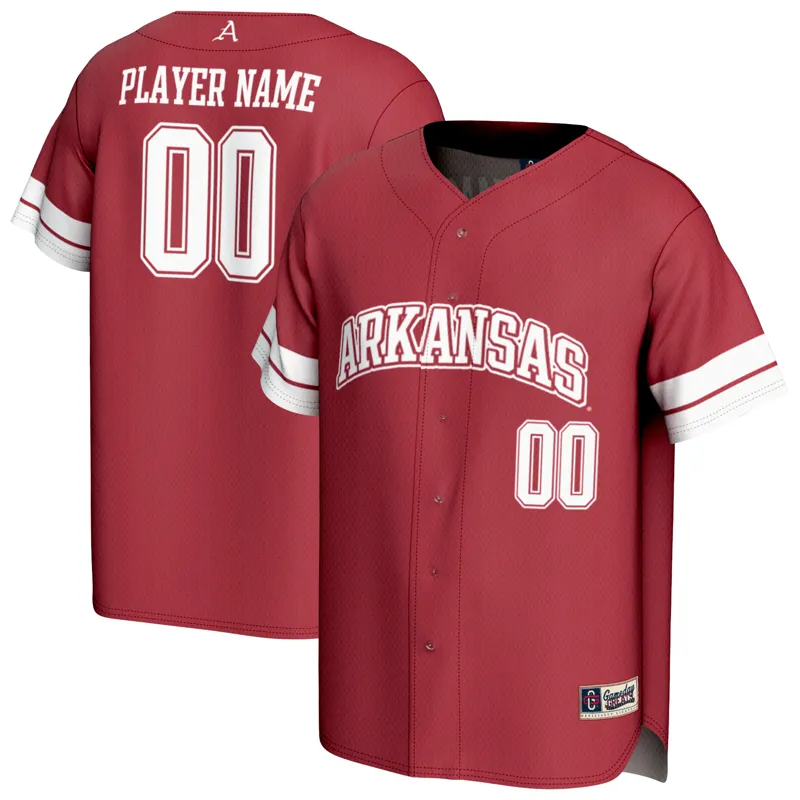 Arkansas Razorbacks Jersey Gameday Greats Cardinal Pick A Player | Size: Up to 5XL | Style: Mens Womens Youth