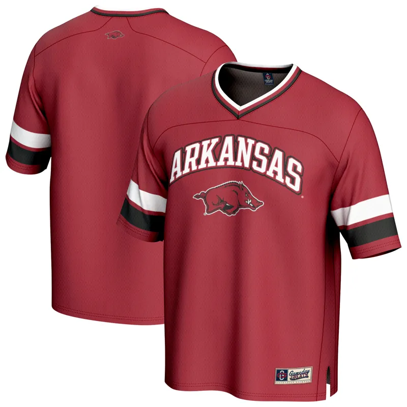 Arkansas Razorbacks Jersey Gameday Greats Cardinal Spirit | Size: Up to 5XL | Style: Mens Womens Youth