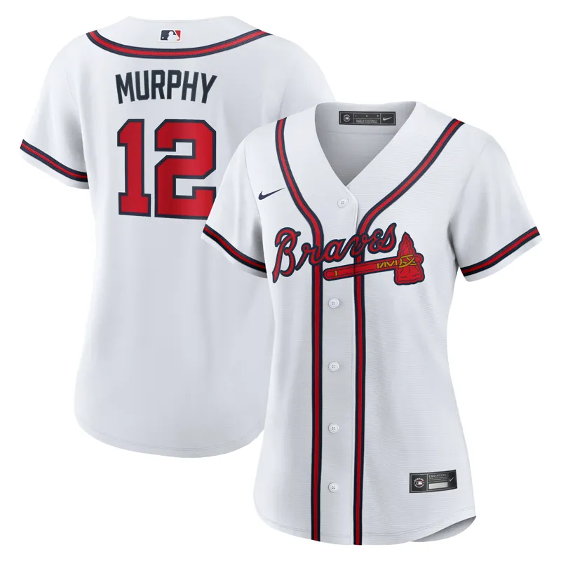 Atlanta Braves Jersey Ronald Acuna White Home Player Jersey - Image 3