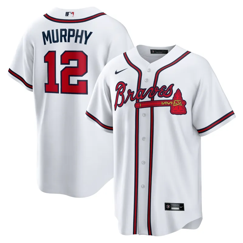 Atlanta Braves Jersey Ronald Acuna White Home Player Jersey - Image 5