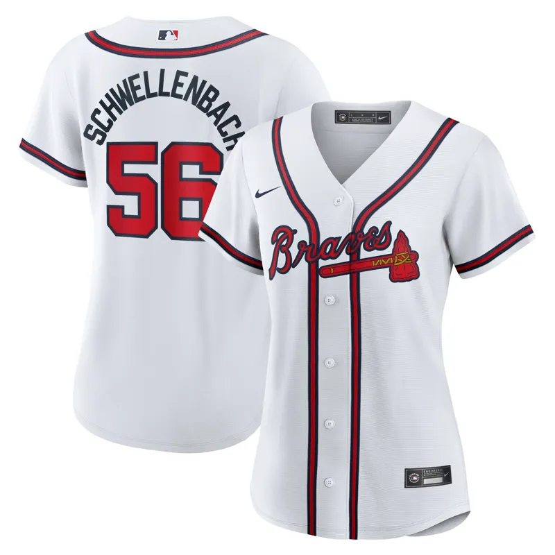Atlanta Braves Jersey Spencer Schwellenbach White Home Jersey