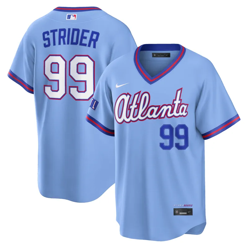 Atlanta Braves Jersey Spencer Schwellenbach White Home Jersey - Image 5