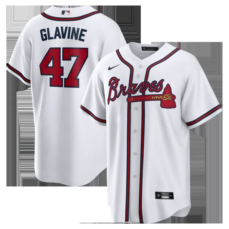 Atlanta Braves Jersey Spencer Strider White Player Jersey - Image 5