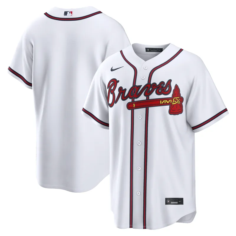 Atlanta Braves Jersey White Home Jersey - Image 5