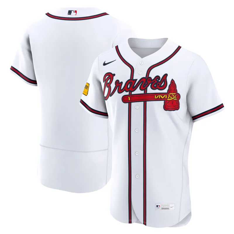 Atlanta Braves Jersey White Home Jersey