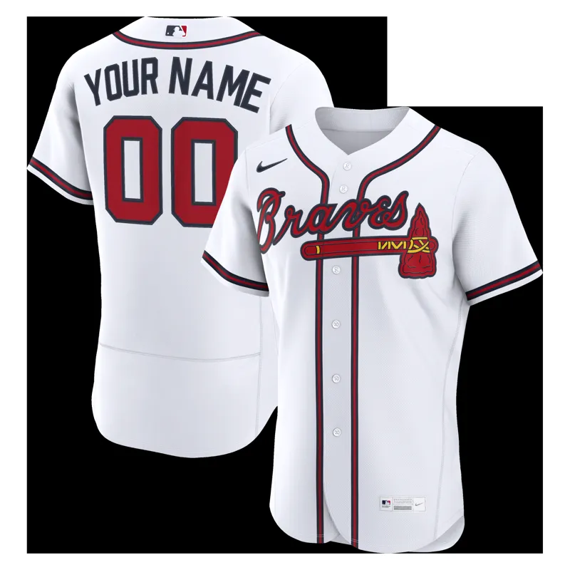Atlanta Braves Jersey White City Connect Elite Jersey - Image 5