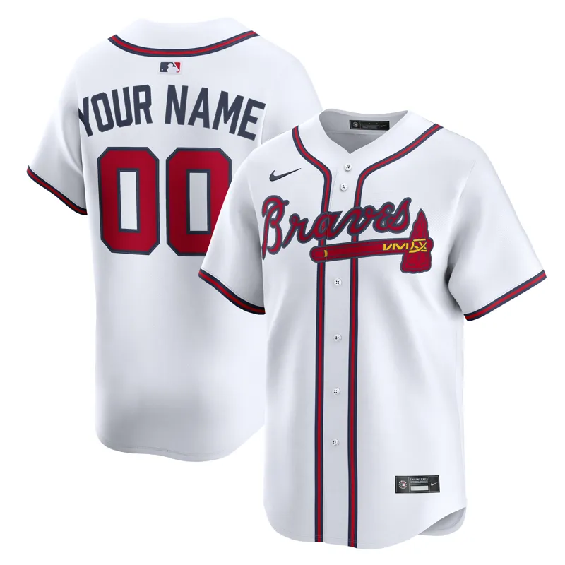 Atlanta Braves Jersey White City Connect Elite Jersey - Image 4