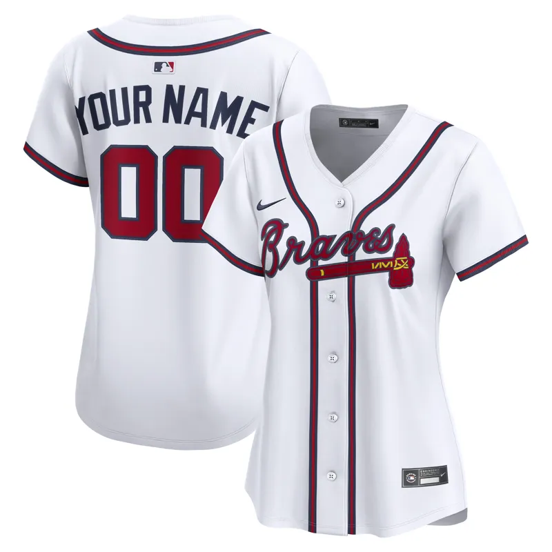 Atlanta Braves Jersey White City Connect Elite Jersey - Image 3