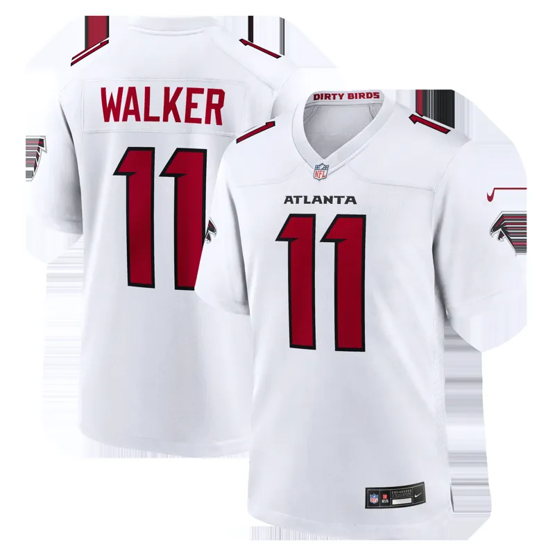 Atlanta Falcons Jersey Jalon Walker Red Vapor Fuse Stitched Jersey - Image 3