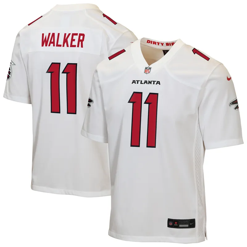 Atlanta Falcons Jersey Jalon Walker Red Vapor Fuse Stitched Jersey - Image 2