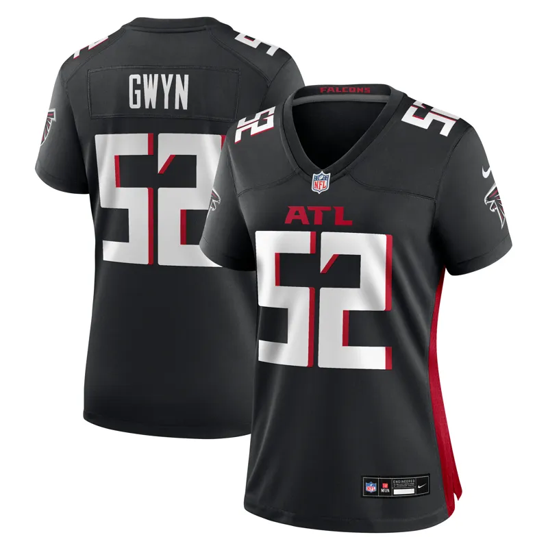 Atlanta Falcons Jersey Josh Andrews Black Game Player Jersey - Image 5
