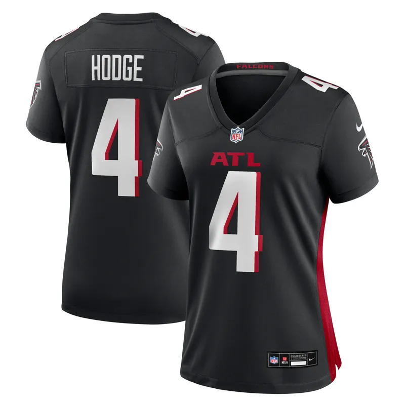 Atlanta Falcons Jersey Khadarel Hodge Black Team Game Jersey