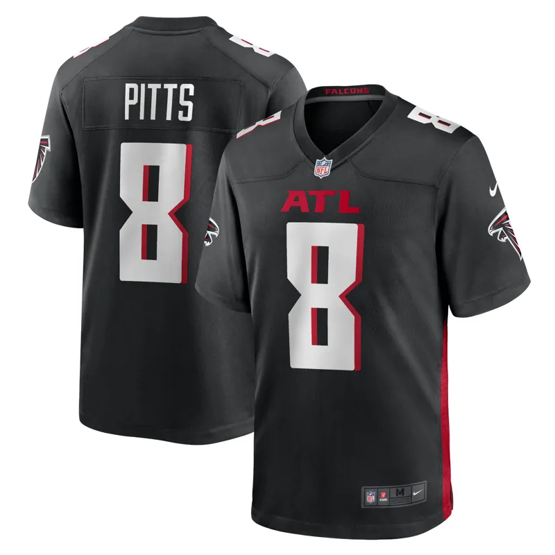 Atlanta Falcons Jersey Kyle Pitts Red Vapor Fuse Jersey - Image 5