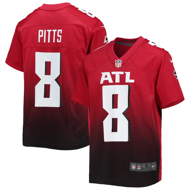 Atlanta Falcons Jersey Kyle Pitts Sr Black Vapor Fuse Jersey - Image 4