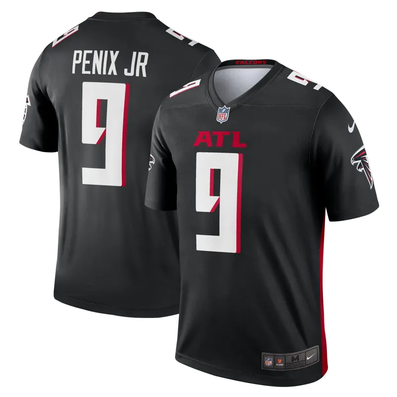 Atlanta Falcons Jersey Michael Penix Jr Black Legend Player Performance Top Jersey