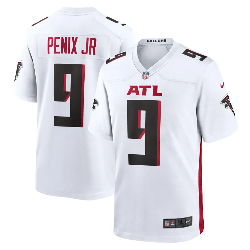 Atlanta Falcons Jersey Michael Penix Jr White Game Jersey - Image 2