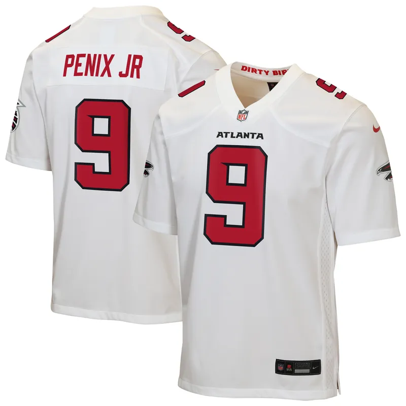 Atlanta Falcons Jersey Michael Penix Jr Red Game Jersey - Image 5
