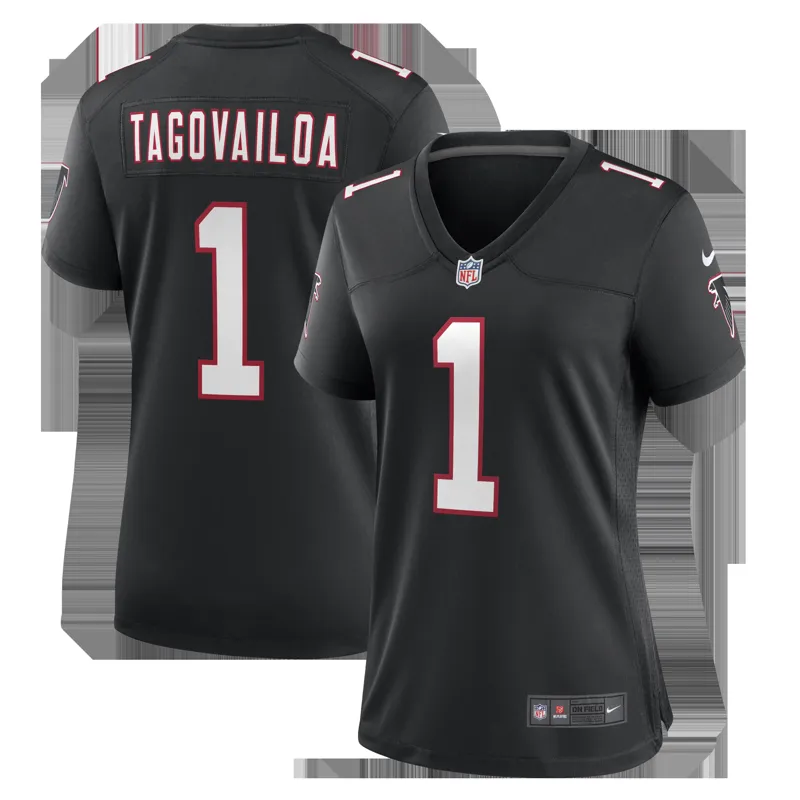 Atlanta Falcons Jersey Tua Tagovailoa Black Alternate Game Jersey