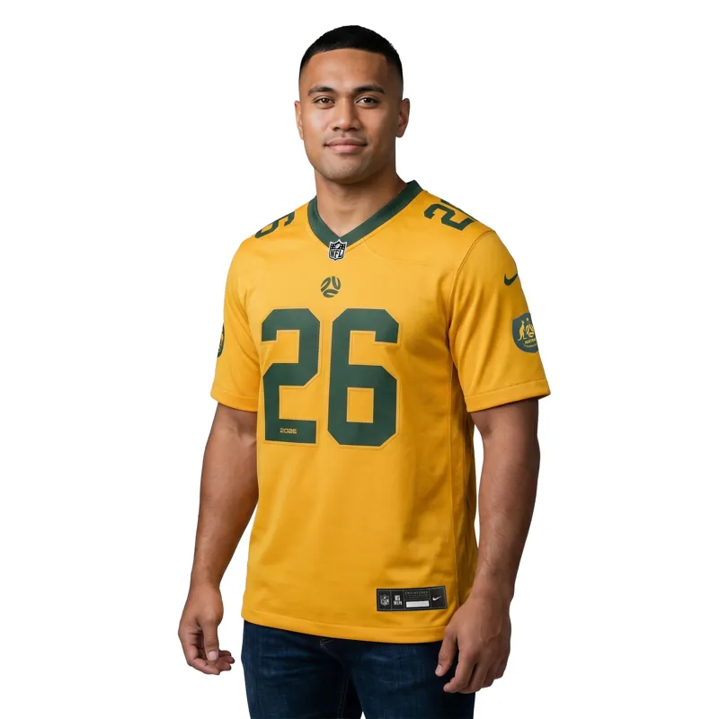 Atlanta Falcons Jersey Zachariah Branch Red Team Game Jersey - Image 5